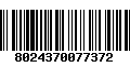 Código de Barras 8024370077372