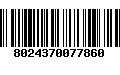 Código de Barras 8024370077860