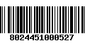 Código de Barras 8024451000527