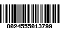 Código de Barras 8024555013799