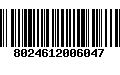 Código de Barras 8024612006047