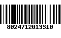 Código de Barras 8024712013310