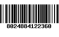 Código de Barras 8024884122360
