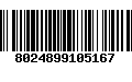 Código de Barras 8024899105167