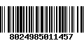 Código de Barras 8024985011457