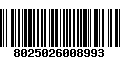 Código de Barras 8025026008993