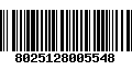 Código de Barras 8025128005548