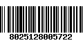 Código de Barras 8025128005722