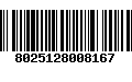 Código de Barras 8025128008167