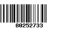 Código de Barras 80252733