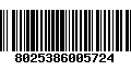 Código de Barras 8025386005724