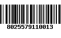 Código de Barras 8025579110013