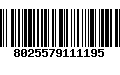 Código de Barras 8025579111195