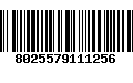 Código de Barras 8025579111256