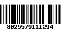 Código de Barras 8025579111294