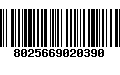 Código de Barras 8025669020390