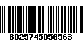 Código de Barras 8025745050563