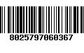 Código de Barras 8025797060367