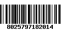 Código de Barras 8025797182014