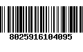 Código de Barras 8025916104095