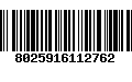 Código de Barras 8025916112762