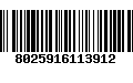 Código de Barras 8025916113912