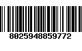 Código de Barras 8025948859772