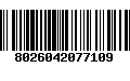 Código de Barras 8026042077109