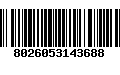 Código de Barras 8026053143688