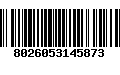 Código de Barras 8026053145873