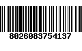 Código de Barras 8026083754137