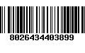 Código de Barras 8026434403899