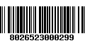 Código de Barras 8026523000299