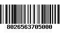 Código de Barras 8026563705000