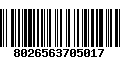 Código de Barras 8026563705017