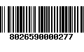 Código de Barras 8026590000277