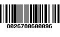 Código de Barras 8026780600096