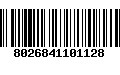 Código de Barras 8026841101128