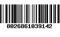 Código de Barras 8026861039142