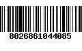 Código de Barras 8026861044085