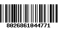 Código de Barras 8026861044771