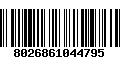 Código de Barras 8026861044795
