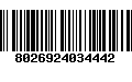 Código de Barras 8026924034442