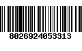 Código de Barras 8026924053313