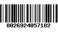 Código de Barras 8026924057182