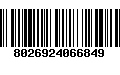 Código de Barras 8026924066849