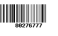 Código de Barras 80276777