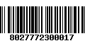 Código de Barras 8027772300017
