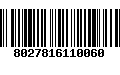 Código de Barras 8027816110060