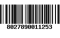 Código de Barras 8027890011253